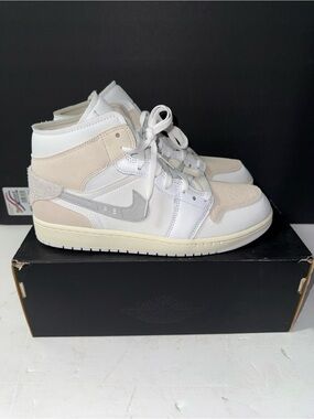 Nike Air Jordan 1 Mid SE Shoes Craft 'Tech Grey' Men's Size US 12 DM9652-120
